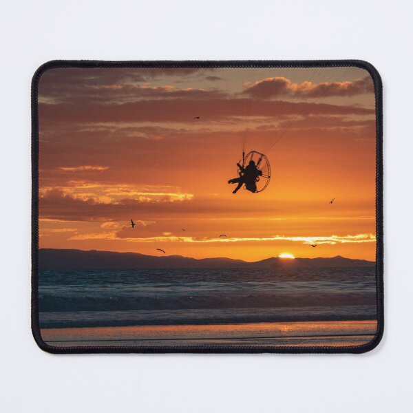 Item preview, Paraglider Rides Off Into The Sunset designed and sold by PsychoAlien.com.