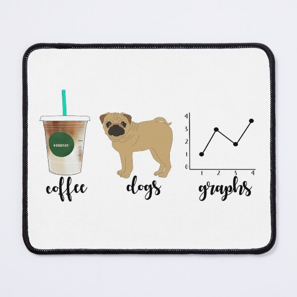 Item preview, Coffee Dogs and Graphs designed and sold by bcbayay designs.