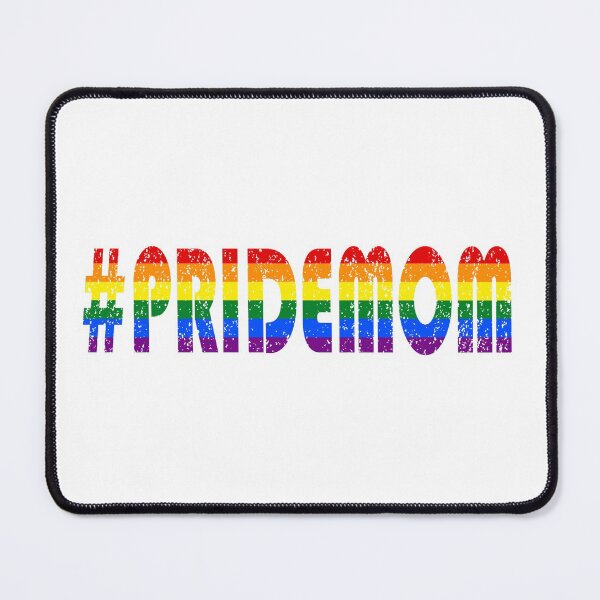 Item preview, Hashtag Pride Mom in Pride Rainbow Flag Letter Text designed and sold by harrisandre363.