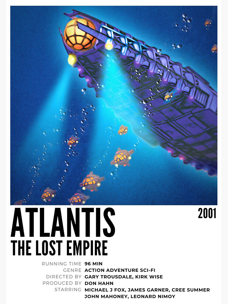 "Atlantis: The Lost Empire" Sticker by Kelseryincav | Redbubble