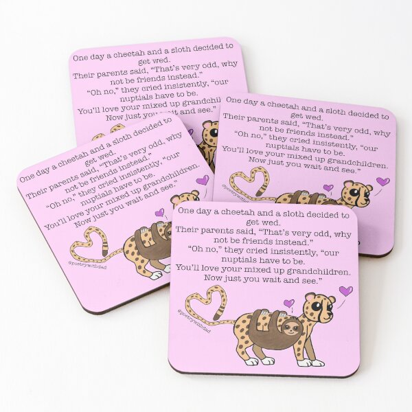 Item preview, Cheetah and Sloth Mixed Babies designed and sold by poetrywithdad.