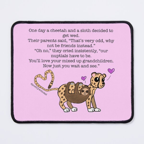 Item preview, Cheetah and Sloth Mixed Babies designed and sold by poetrywithdad.