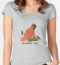 Hilflosigkeit Blues Tailliertes Rundhals-Shirt