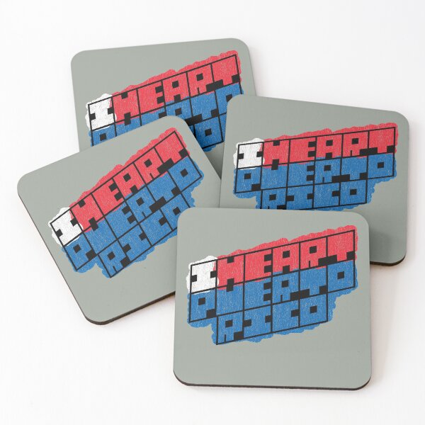 Item preview, I Heart Puerto Rico Square designed and sold by CreativoDesign.