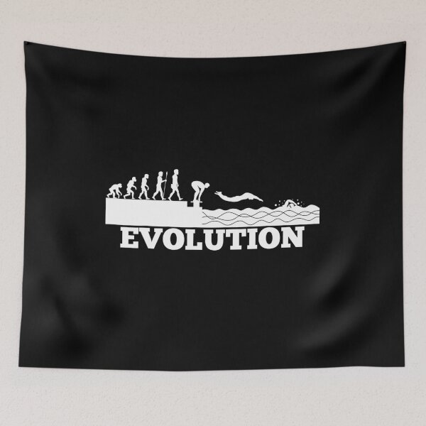 Item preview, Fun Evolution Swimming Pool Swim Sport Lover Gift  designed and sold by arthurthurist.