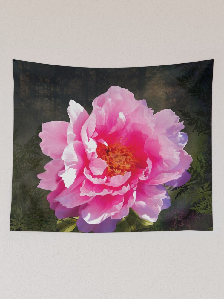 Peony tapestry discount