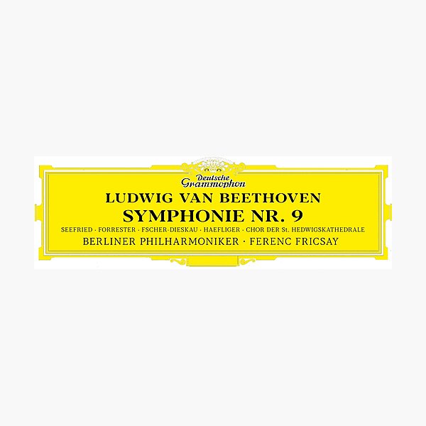 Item preview, Symphonie Nr. 9 conducted by Ferenc Fricsay designed and sold by Starkiller1701.