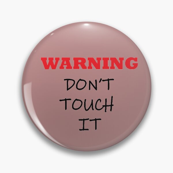 Item preview, "Warning" Typoghraphic design... designed and sold by BLACKARTSTORE.