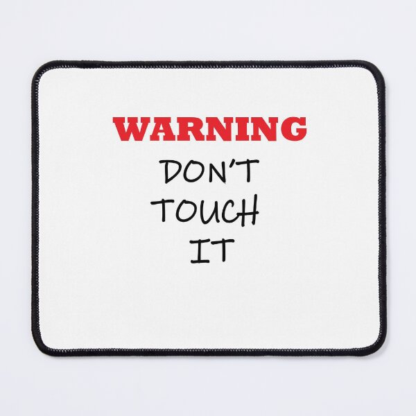 Item preview, "Warning" Typoghraphic design... designed and sold by BLACKARTSTORE.