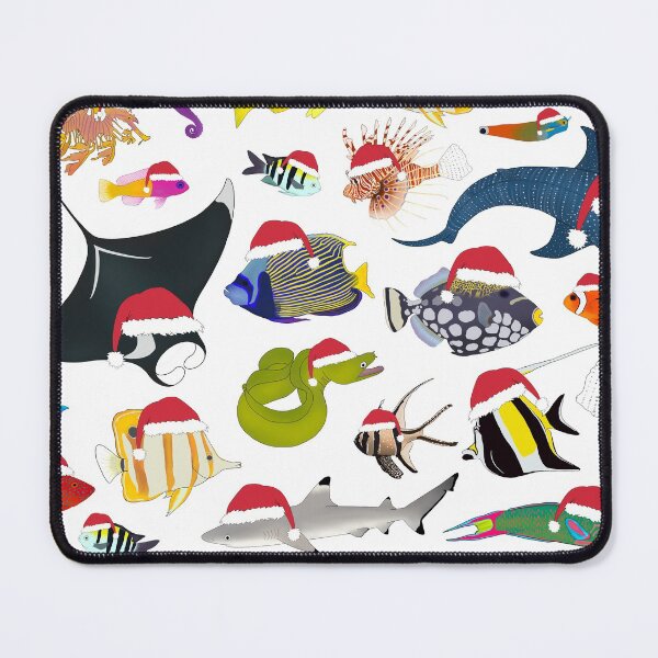 Item preview, Christmas Reef Fishes (Light) designed and sold by WestCoastWoods.