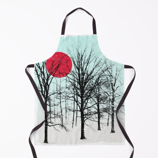 Item preview, Crimson Sun Through Winter Trees designed and sold by checkertonetees.