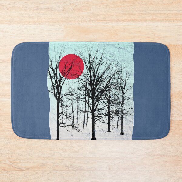 Item preview, Crimson Sun Through Winter Trees designed and sold by checkertonetees.