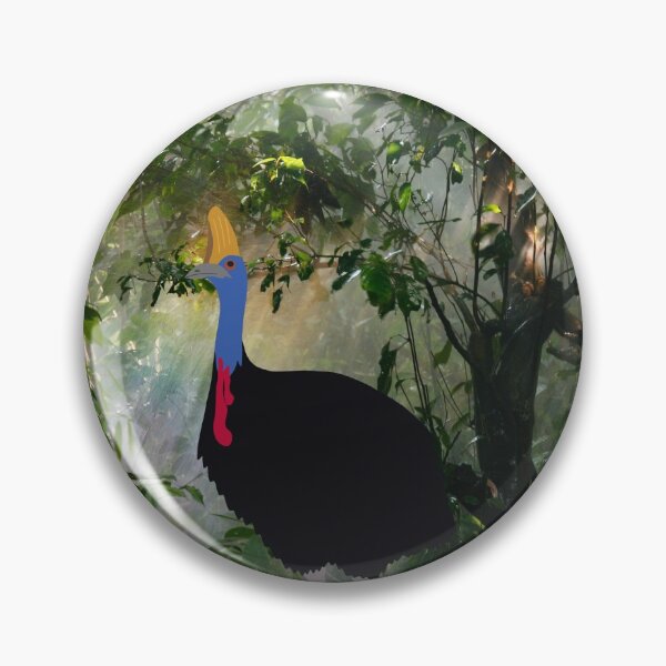 Item preview, Australian Cassowary in the Forest designed and sold by Digitaldingo.