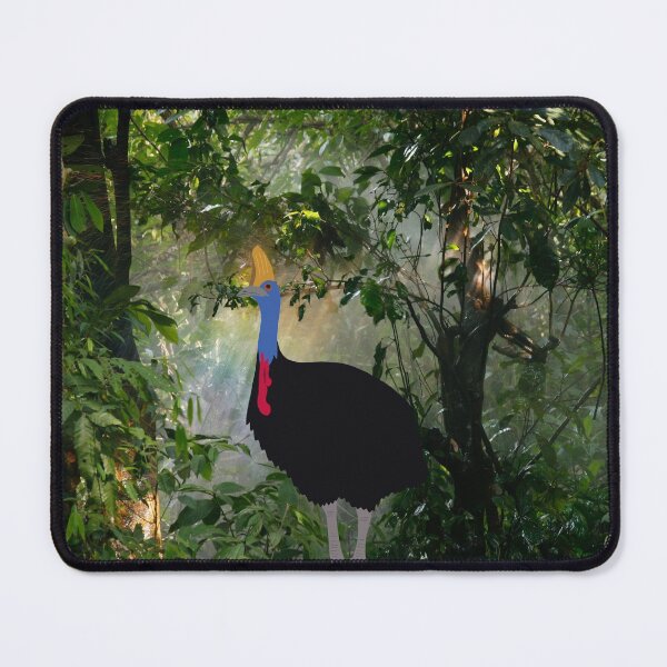Item preview, Australian Cassowary in the Forest designed and sold by Digitaldingo.