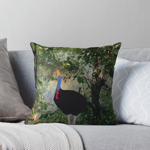 Item preview, Australian Cassowary in the Forest designed and sold by Digitaldingo.