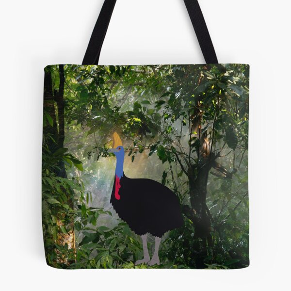 Item preview, Australian Cassowary in the Forest designed and sold by Digitaldingo.