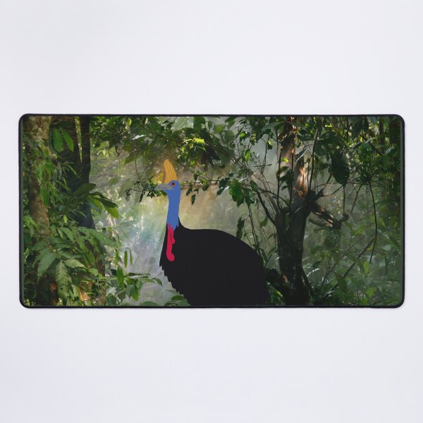 Item preview, Australian Cassowary in the Forest designed and sold by Digitaldingo.