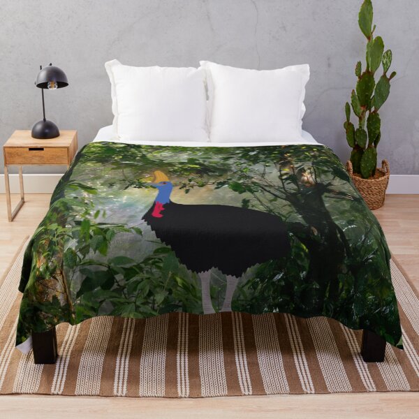 Item preview, Australian Cassowary in the Forest designed and sold by Digitaldingo.