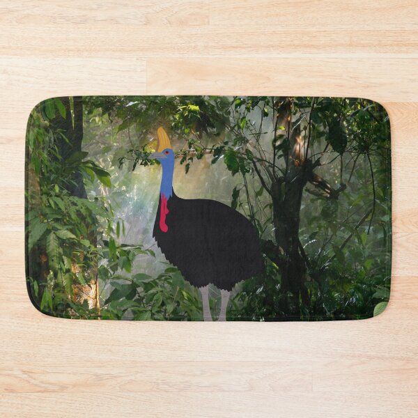 Item preview, Australian Cassowary in the Forest designed and sold by Digitaldingo.