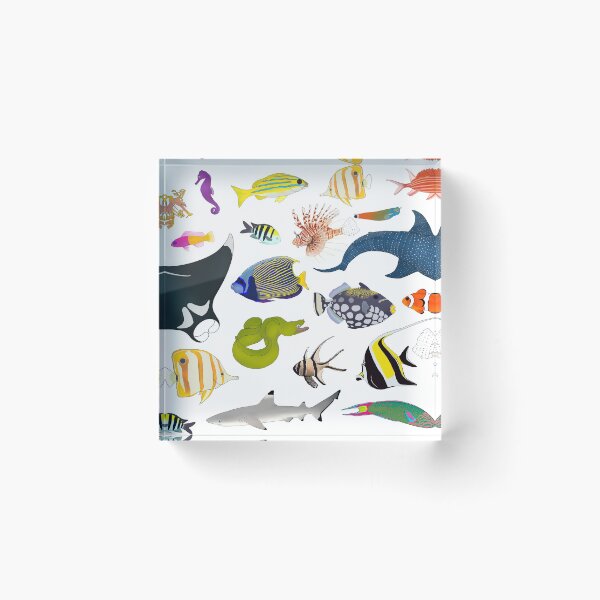 Item preview, Tropical Reef Fishes (Light) designed and sold by WestCoastWoods.