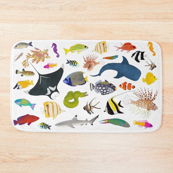Item preview, Tropical Reef Fishes (Light) designed and sold by WestCoastWoods.