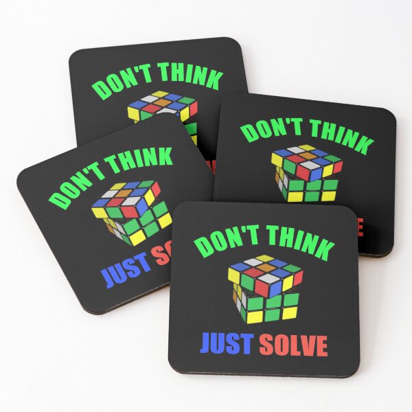 Item preview, Speedcubing Quotes - Don't Think, Just Solve(black) designed and sold by Delandor.