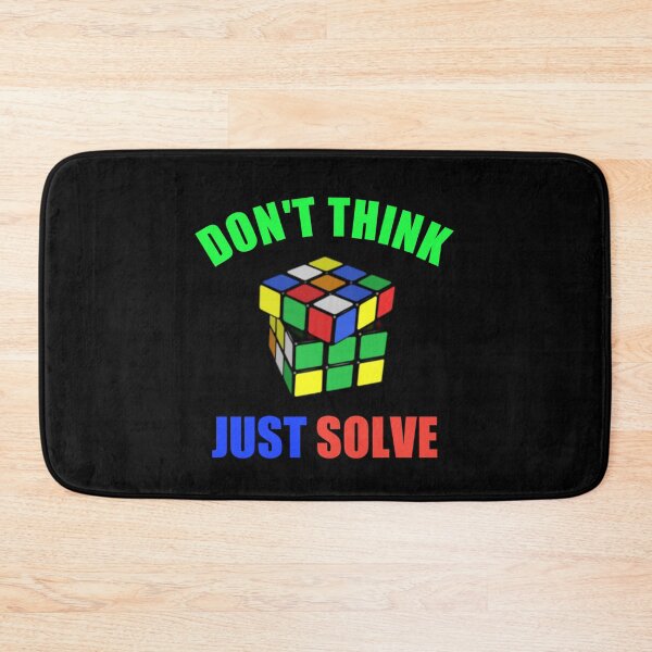 Item preview, Speedcubing Quotes - Don't Think, Just Solve(black) designed and sold by Delandor.