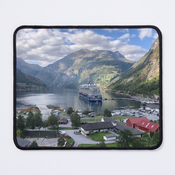 Item preview, Ship in Geiranger designed and sold by Bente Agerup.
