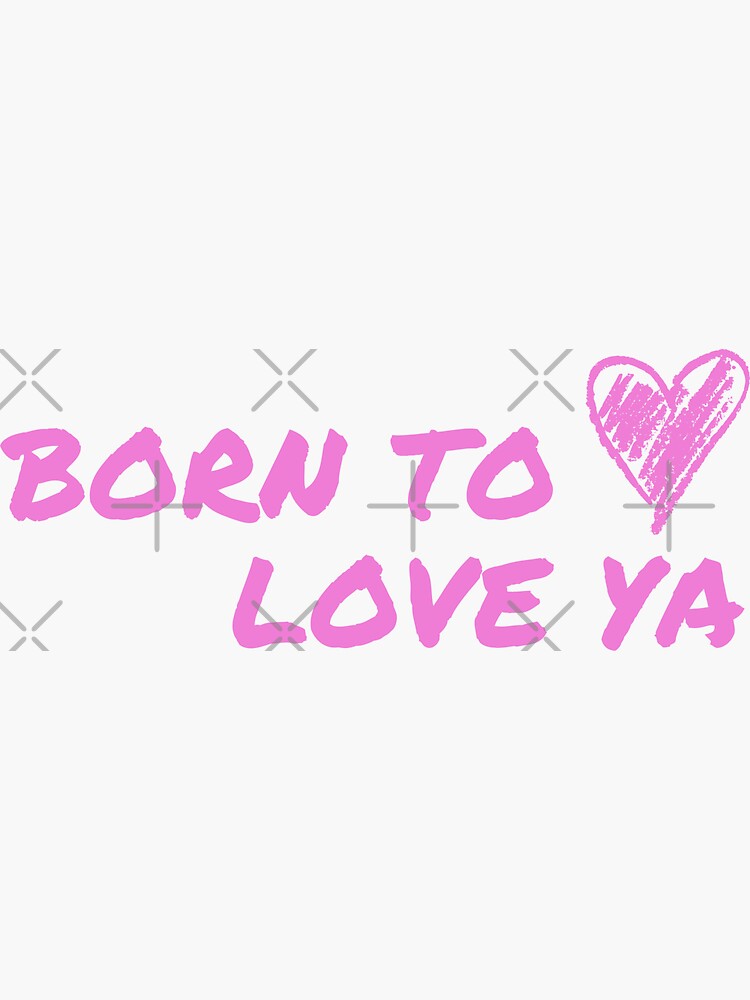 “itzy - loco - born to love ya [ shin yuna ]” Sticker for Sale by 4chan