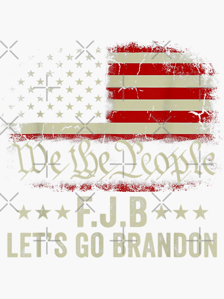 "Go Brandon Let's Go 2024 We The People" Sticker for Sale by love41554z Redbubble