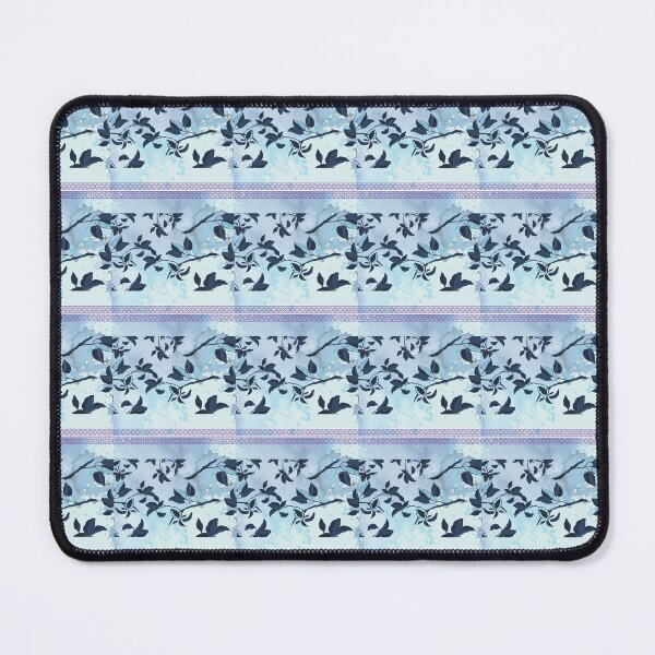 Item preview, leaf blue pattern designed and sold by HAIFAHARIS.