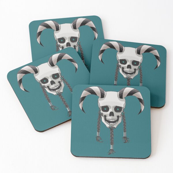 Item preview,  Tri-Beard Menace (Teal Background) designed and sold by Chrononimbus.