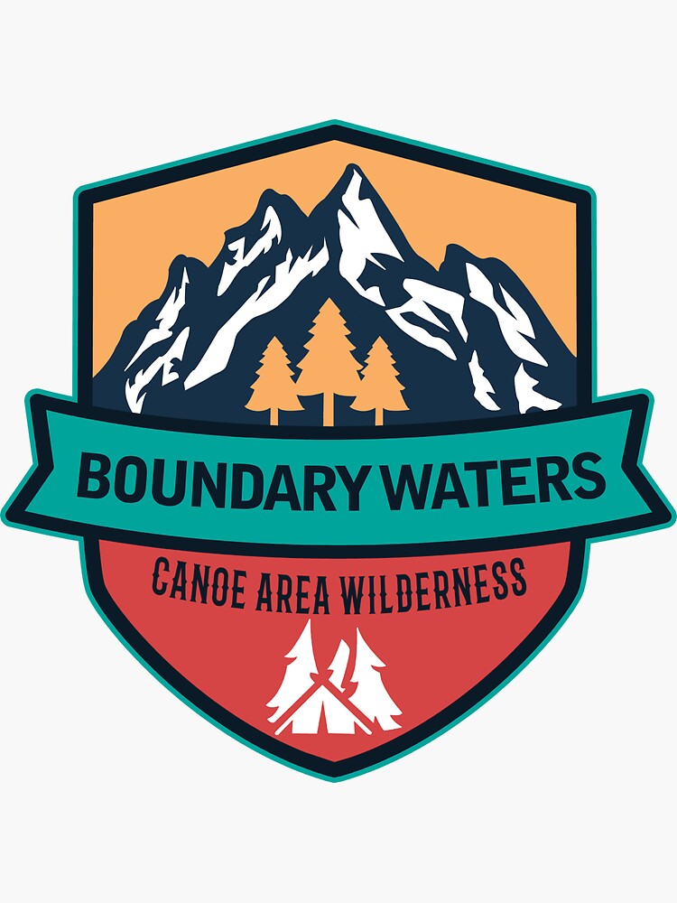 "boundary waters canoe area wilderness" Sticker for Sale by Usnature