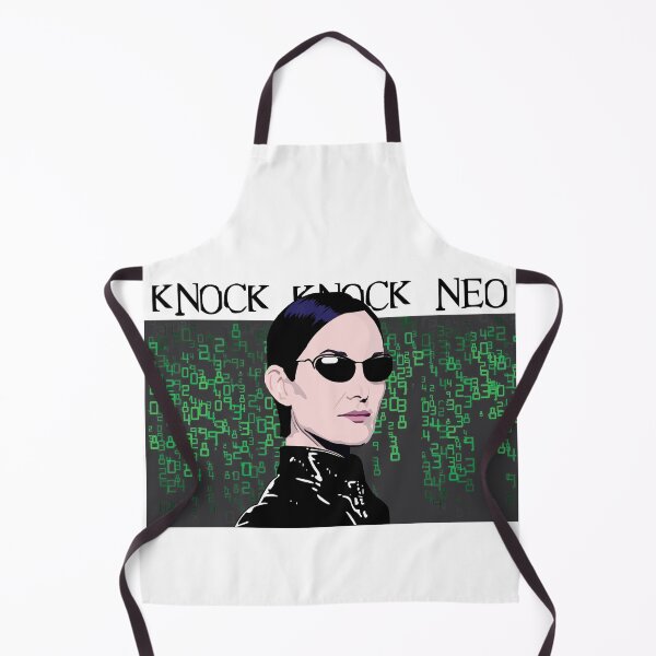 Item preview, Knock Knock, TRINITY, The MATRIX, Matrix Code, Carrie Anne Moss designed and sold by wheatbeltdesign.