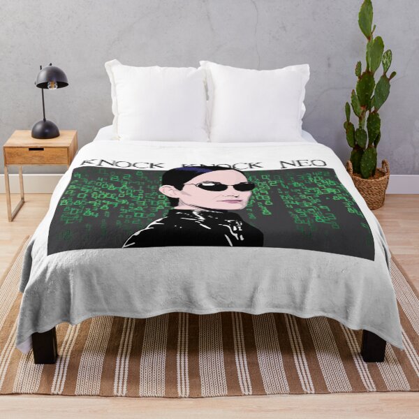 Item preview, Knock Knock, TRINITY, The MATRIX, Matrix Code, Carrie Anne Moss designed and sold by wheatbeltdesign.
