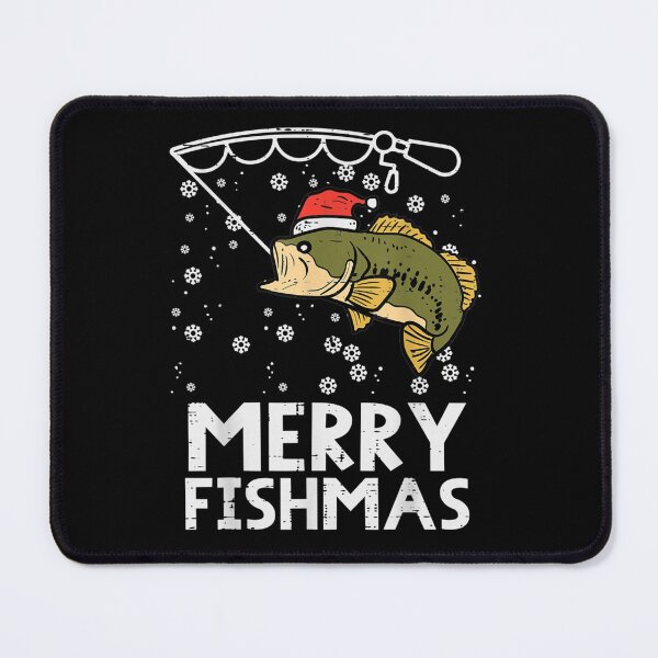 Item preview, Merry Fishmas Fish Fishing Xmas PJs Christmas Pajama designed and sold by pinkard.