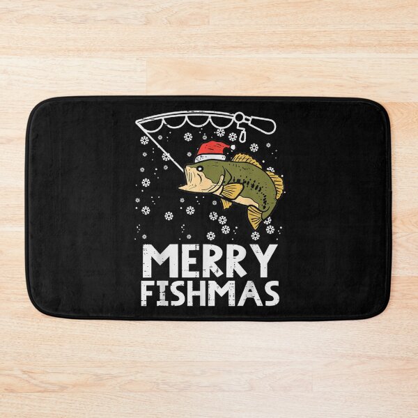 Item preview, Merry Fishmas Fish Fishing Xmas PJs Christmas Pajama designed and sold by pinkard.