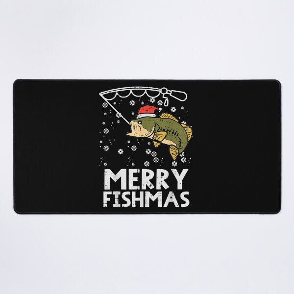 Item preview, Merry Fishmas Fish Fishing Xmas PJs Christmas Pajama designed and sold by pinkard.