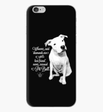 Girls Best Friend Rescued Pit Bull iPhone Case