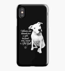 Girls Best Friend Rescued Pit Bull iPhone Case