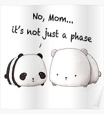 Emo Panda Poster