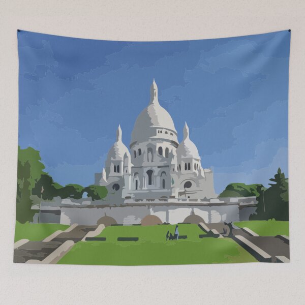 Item preview, Sacre Coeur Painting designed and sold by Positive Lad.