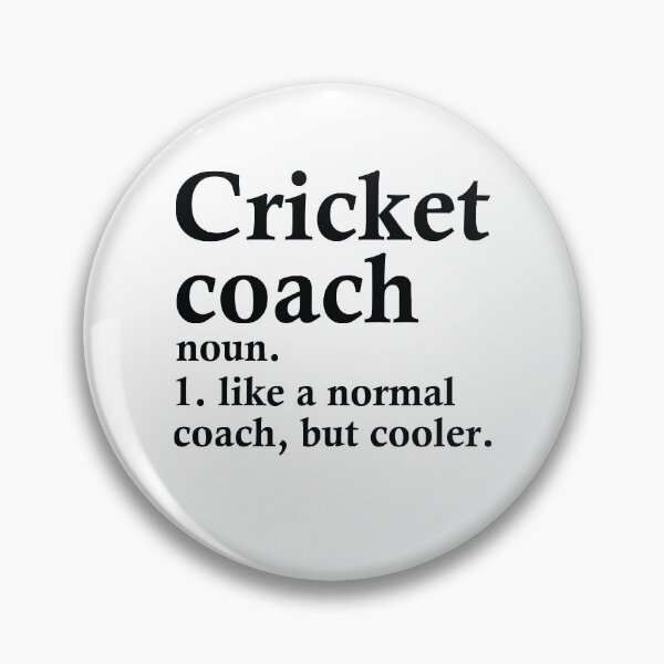 Artikelvorschau, Cricket Coach Definition entworfen und verkauft von woodesigner.