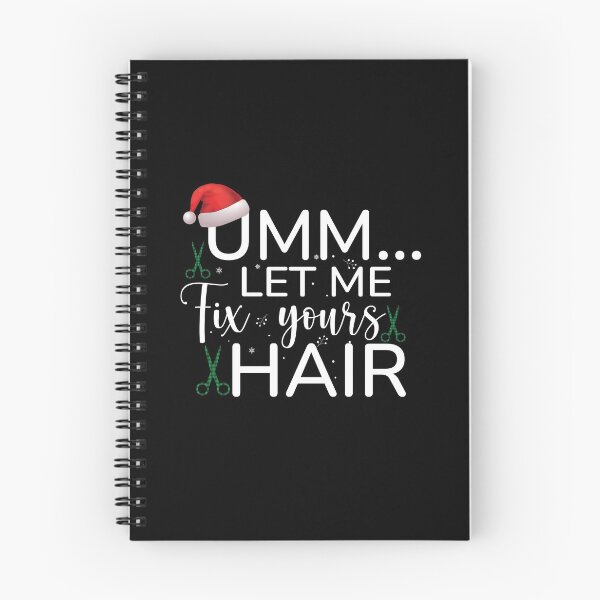 Item preview, Hair Style design with Santa's Hat Funny Christmas Hairstylist designed and sold by patroart.