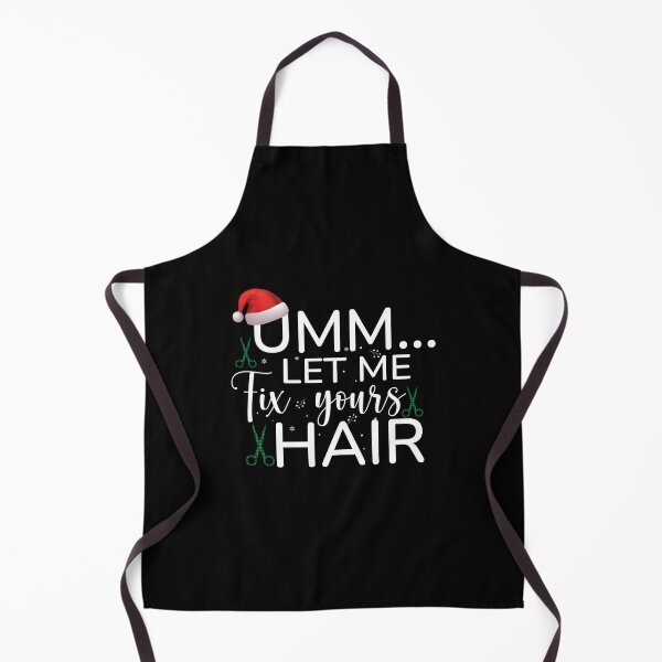 Item preview, Hair Style design with Santa's Hat Funny Christmas Hairstylist designed and sold by patroart.