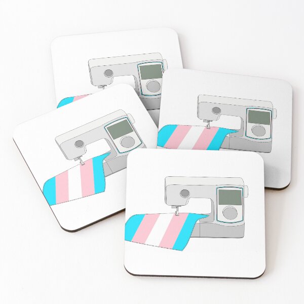 Item preview, Sewing Machine (Transgender Pride Flag) designed and sold by nklange240.