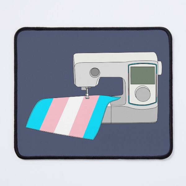 Item preview, Sewing Machine (Transgender Pride Flag) designed and sold by nklange240.