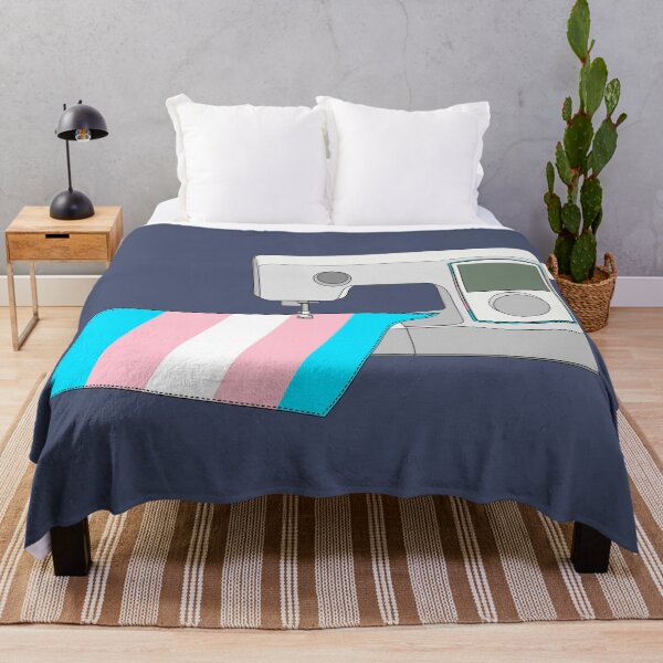 Item preview, Sewing Machine (Transgender Pride Flag) designed and sold by nklange240.