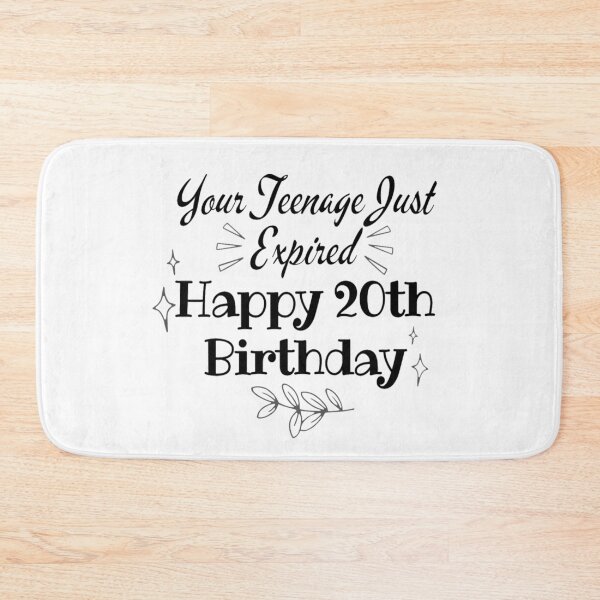 Item preview, Happy 20th Birthday for 20 Years Old designed and sold by NishiiAgrawal.