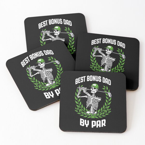 Item preview, Stepdad Best Bonus Dad By Par Golf Funny Skeleton Golfer designed and sold by GrandeDuc.